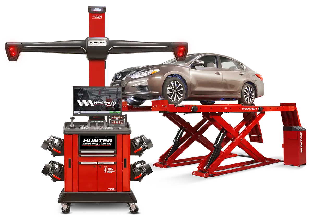 Urzadzenie do geometri koł 3D Hunter